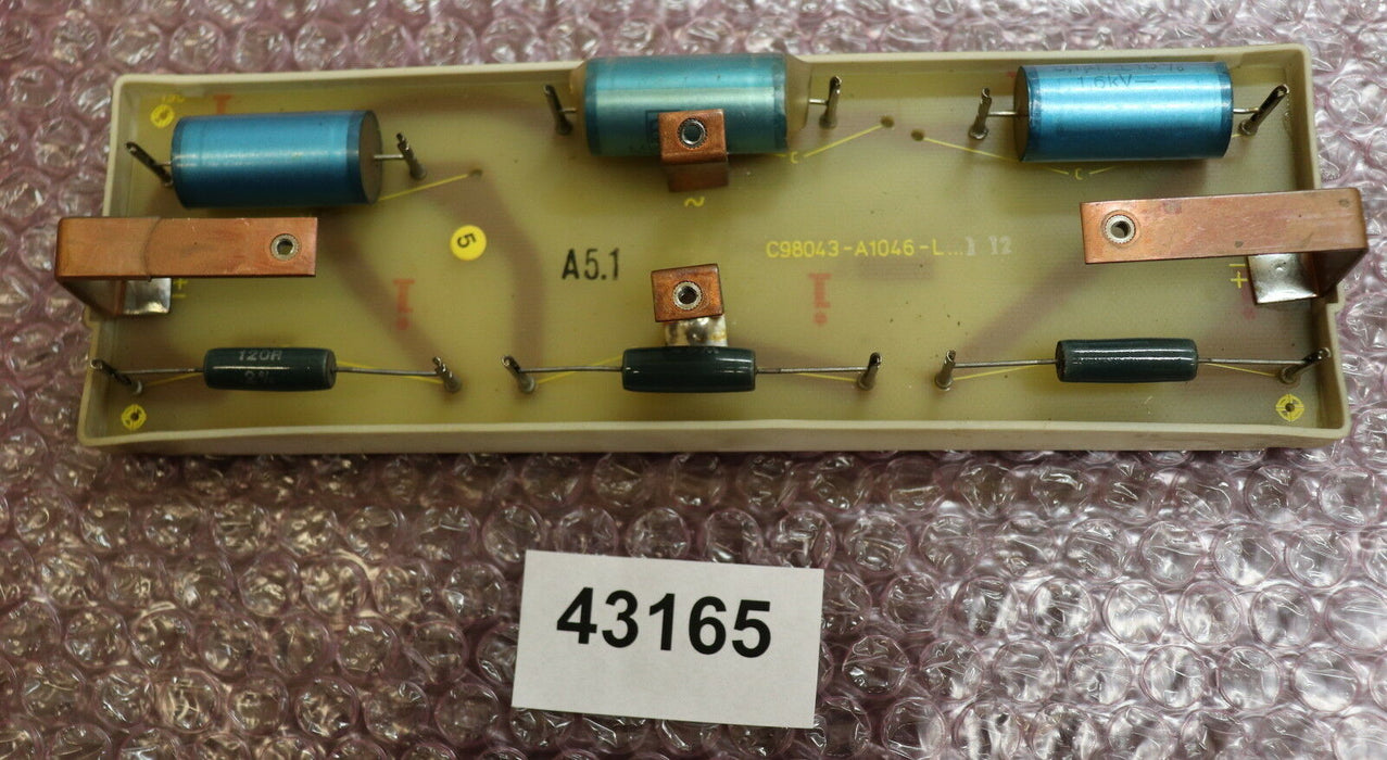 SIEMENS SIMOREG Control Board SNUBBER Card C98043-A1046-L1 12 gebraucht - ok