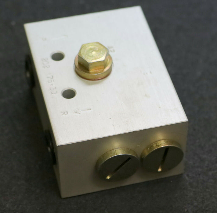 SKF Entlastungsventil 202175-30 Aluminium-Gehäuse - unbenutzt