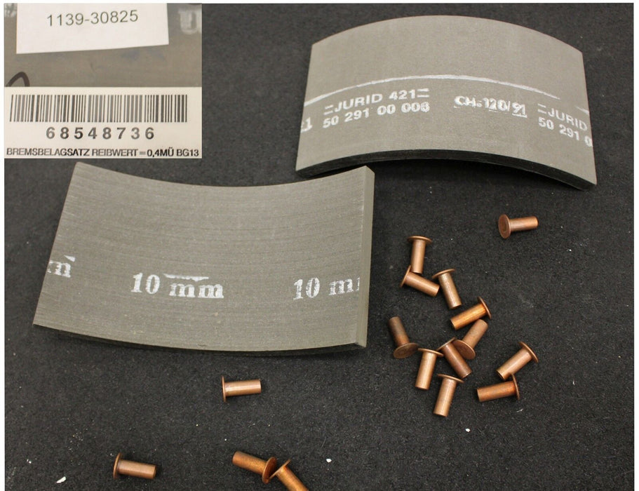 JURID 421 Bremsbelagsatz Reibwert=0,4MÜ BG: 1317 963-9-002134