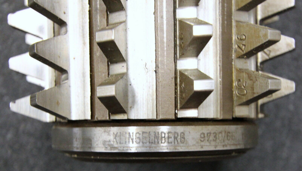 KLINGELNBERG Stollenwälzfräser involute spline hob Fertigfräser m= 5mm hg= 11,25