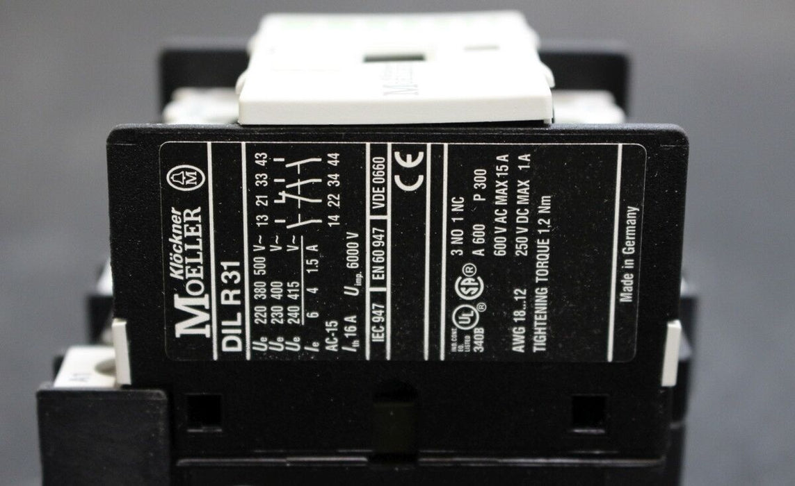 KLOECKNER-MOELLER System-Hilfsschütz DILR31 - 24VAC - 3S/1Ö - 4A