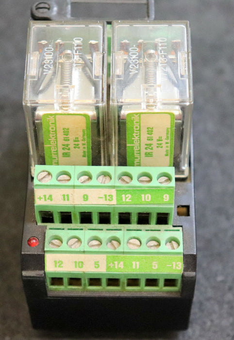 MURRELEKTRONIK Relaisplatte MKS-J 24/LED mit 2 Kammrelais SIEMENS V23100-V7213-F