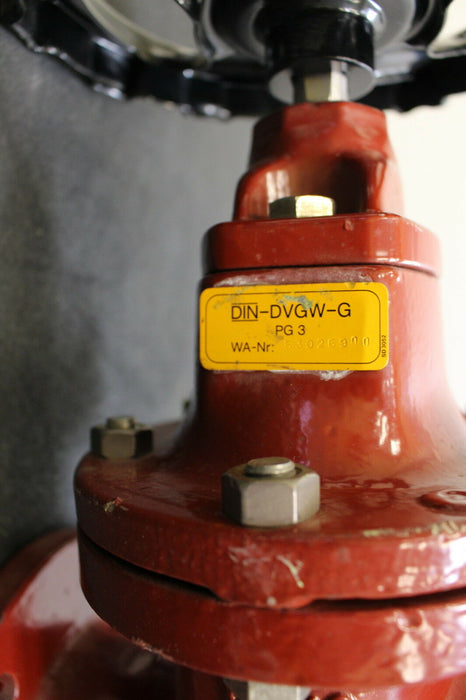 VAG 1 Plattenschieber Absperrventil BETA 136 DN65 PN10 mit Handrad Grauguss