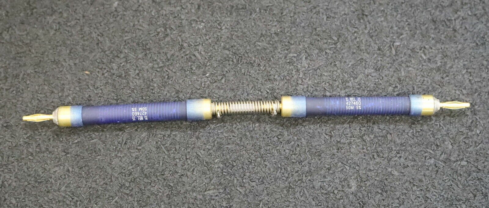 DÜRR Widerstand komplett Ø7mm Länge 150mm 2x50MOhm gefedert Best.Nr. E2301