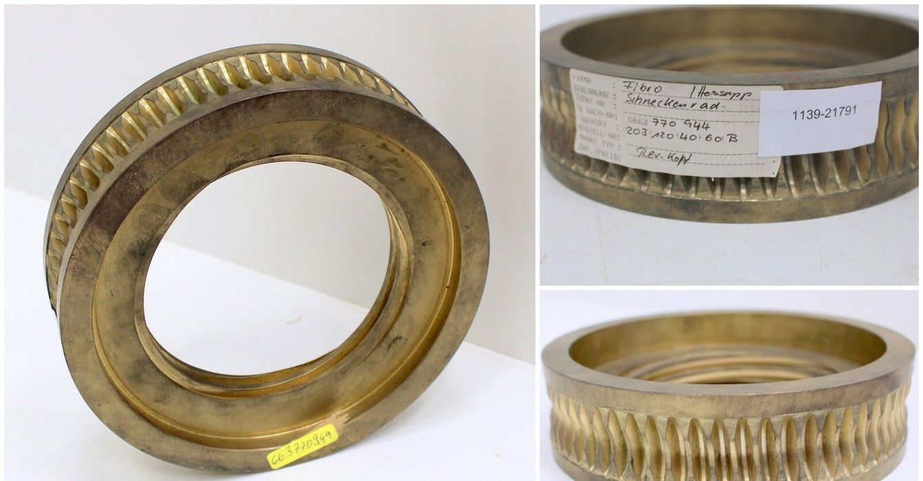 FIBRO Schneckenrad für HESSAPP Revolverkopf