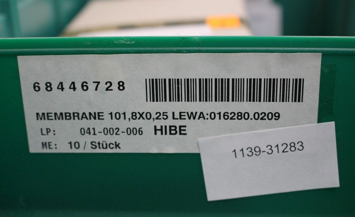 LEWA Membrane 101,8x0,25 - Nr. 016280.0209 - 2 Stück - für FK M2