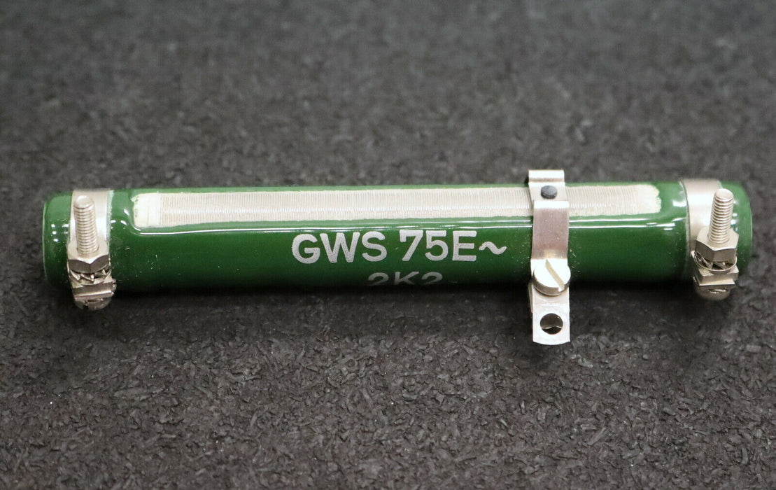 ROSENTHAL RIG-Widerstand 2,2 kOhm GWS 75E~ 45W glasierter Drahtwiderstand