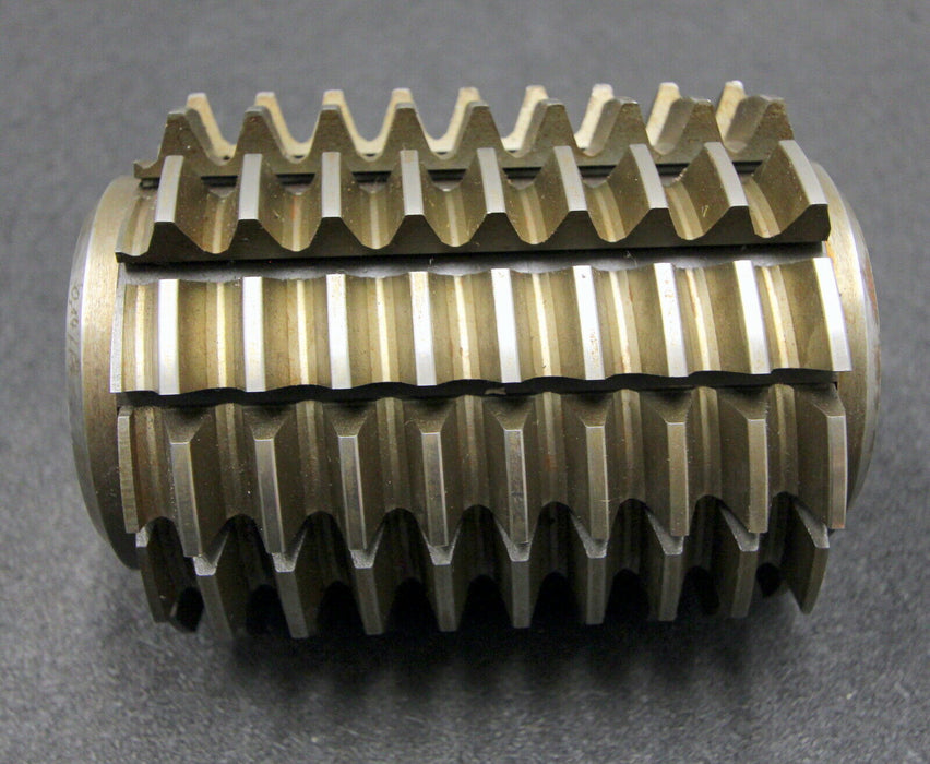 SAAZOR Stollenwälzfräser involute spline hob m= 4,5mm BP III Ø115x155xØ32mm