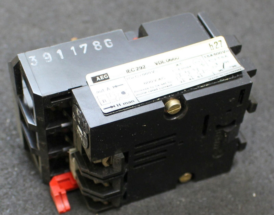 AEG Thermisches Überstromrelais b27 15-23A Thermal overload relay 910-341-234