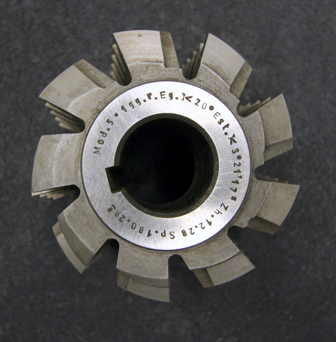GPS Vollstahlwälzfräser gear hob m= 5mm BP IV nach DIN3972 20° EGW Ø100x90xØ32mm