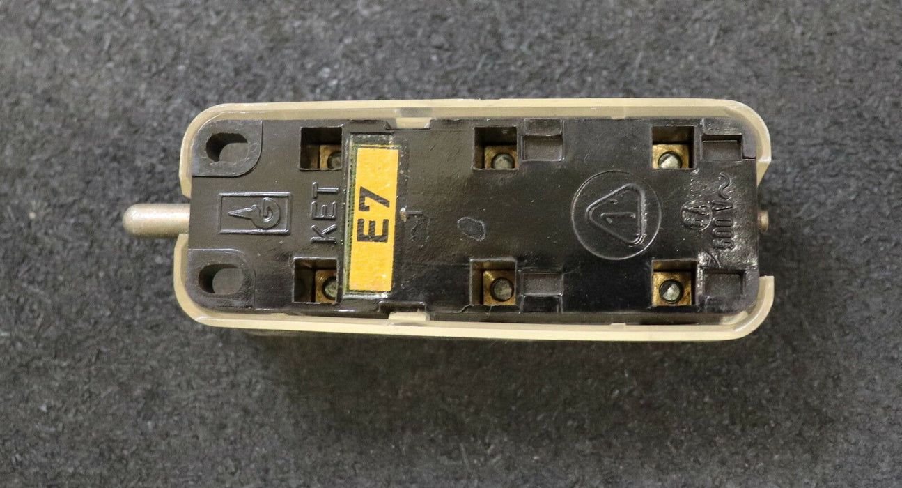 KET DDR 5 Stück Mikroschalter Taster 6A 500V gebraucht