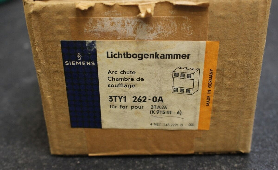SIEMENS Lichtbogenkammer 3TY1262-0A - für Schütz 3TA26