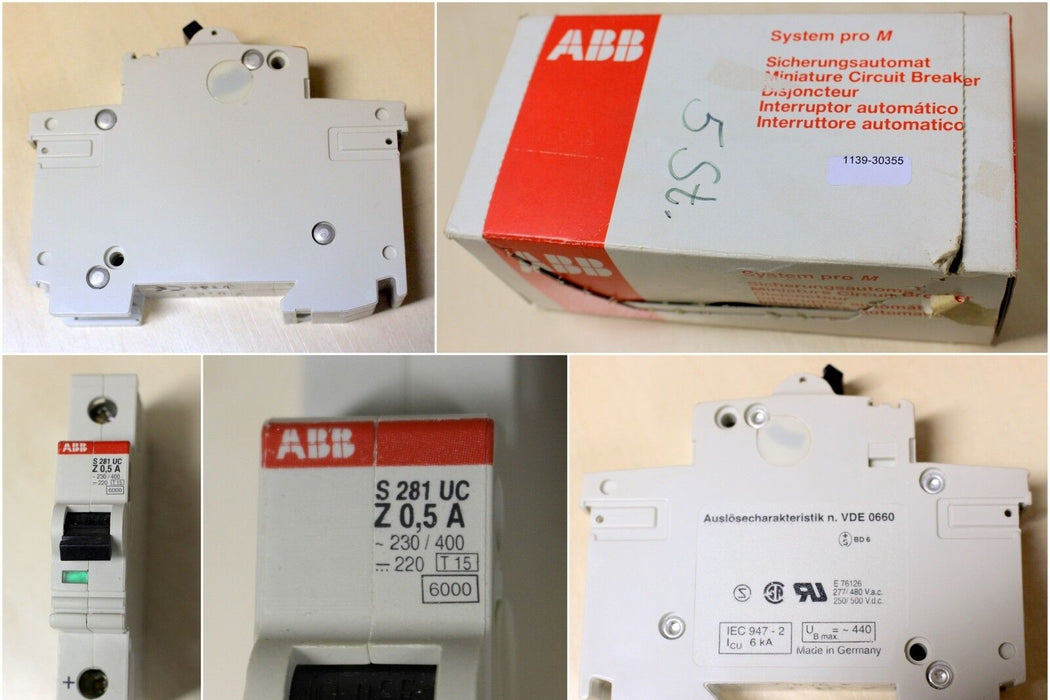 ABB STOTZ Sicherungsautomat S281UC Z0,5A