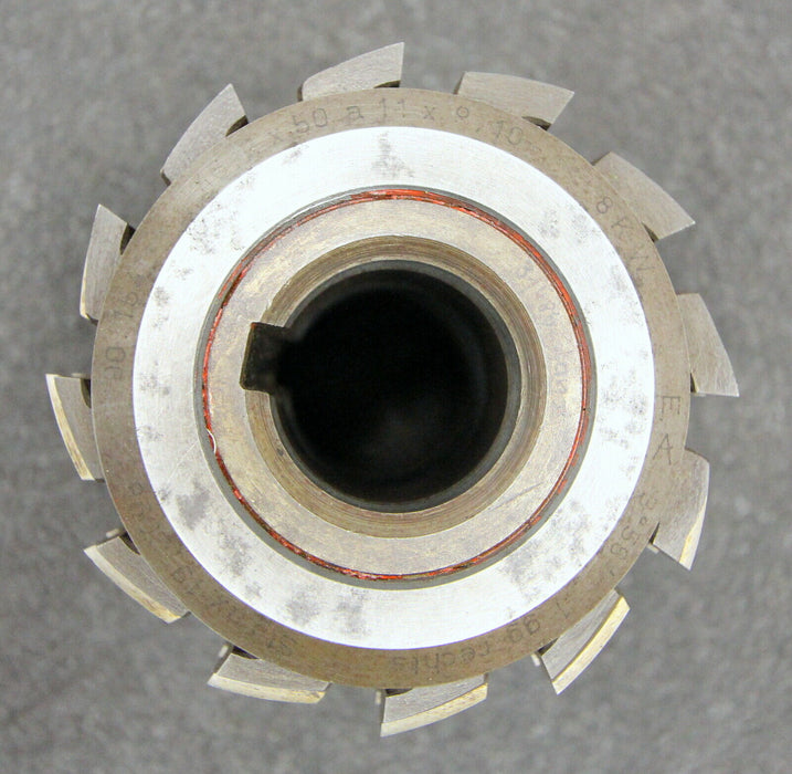 SAAZOR Keilwellenwälzfräser spline hob 8 Keile 46,2x50x9,10 mit Höcker 1gg. Re