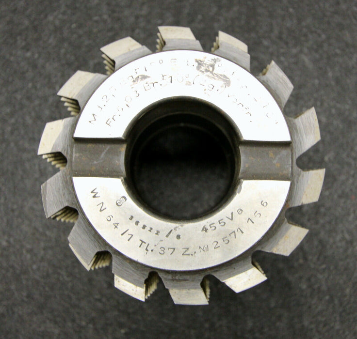 GPS Vollstahlwälzfräser gear hob Vorfräser m= 2,5mm 15° EGW Ø100x80xØ40mm 2gg.Re