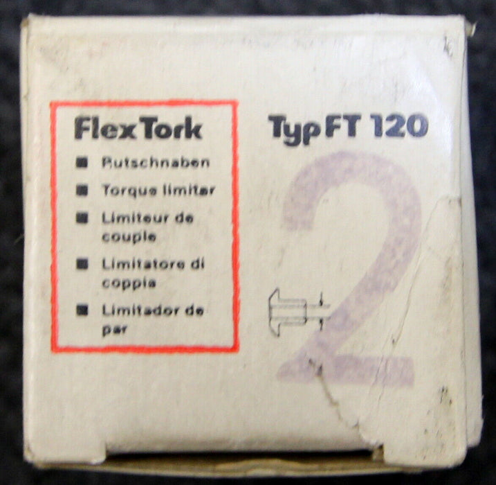 FLEXTORK Rutschnabe Sliding Hub FT 120-2 Tellerfedern= 4 Stk Drehmoment= 1-10Nm