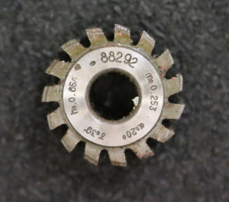 MIKRON Vollstahl-Wälzfräser No. 88292 m= 0,253 ho= 0,658 - Ø24x10xØ8mm