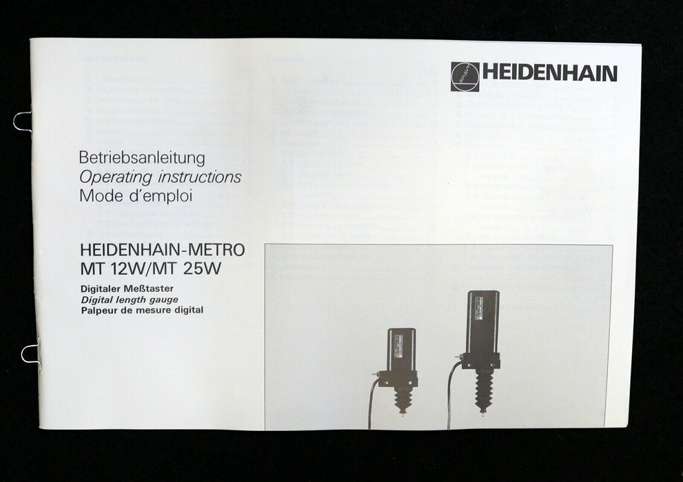 Heidenhain Längen-Messtaster MT25W ID-NR. 231013-03 C5 mit Prüfprotokoll in OVP