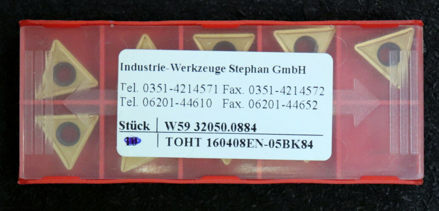 IWS 9 Stück Wendeplatten W59 32050.0884 TOHT 160408EN-05BK84 - unbenutzt