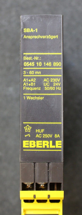 EBERLE Ansprechverzögertes Zeit-Relais SBA- Best-Nr. 054510146890 3-60mm 230VAC