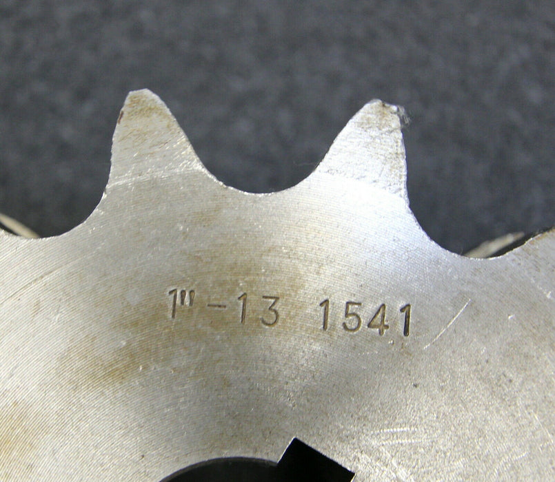 Zweifach-Kettenradscheibe mit einseitiger Nabe ZRS Teilung 1"x17,02mm Z= 13
