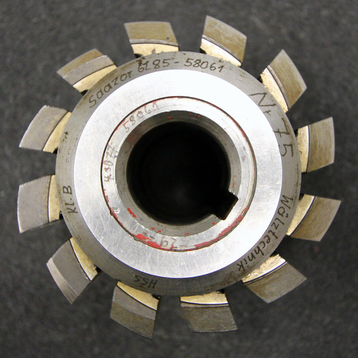 SAAZOR Stollenwälzfräser involute spline hob Vorfräser m= 4,5mm 20° EGW LKN
