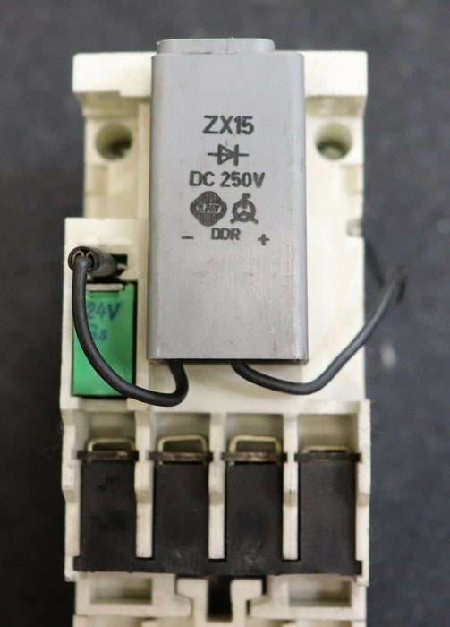 RAW KAW DDR Leistungsschütz LX2.4 + HX + ZX15 TGL 28973 Steuerspannung 24VDC VDE