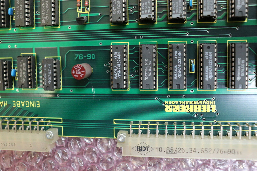 LIEBHERR BDT Platine 76-90 Eingabe Handrad 26.34.652 Ersatz für Modul von ABB BB