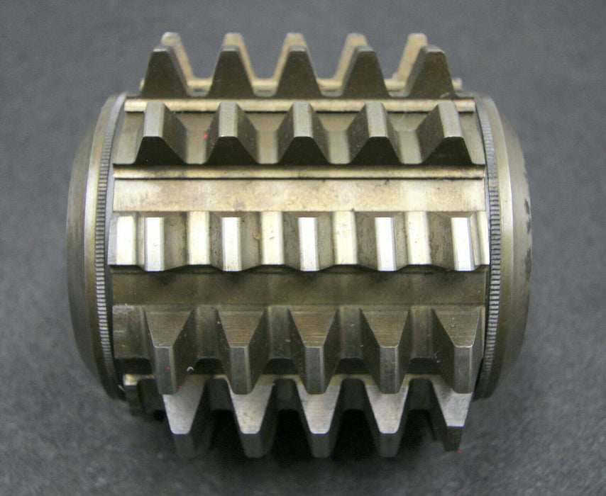 SAAZOR Stollenwälzfräser involute spline hob m = 5mm 18°13´ EGW Ø105x105xØ32mm