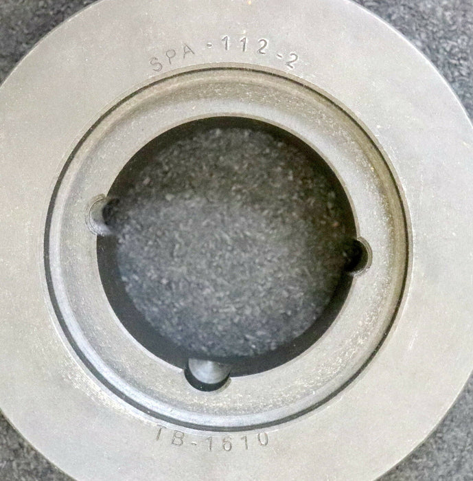 Taper-Keilriemenscheibe SPA-112-2 Durchmesser 112mm 2-rillig für Taper bush 1610