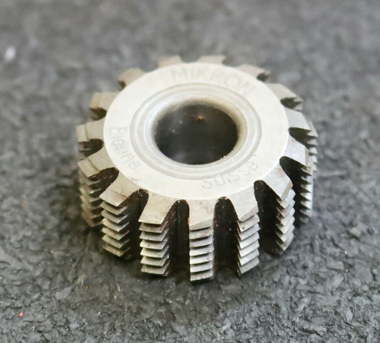 MIKRON Wälzfräser No. 72667 - Ø24x10xØ8mm 1gg. Rechts 15 Spanuten