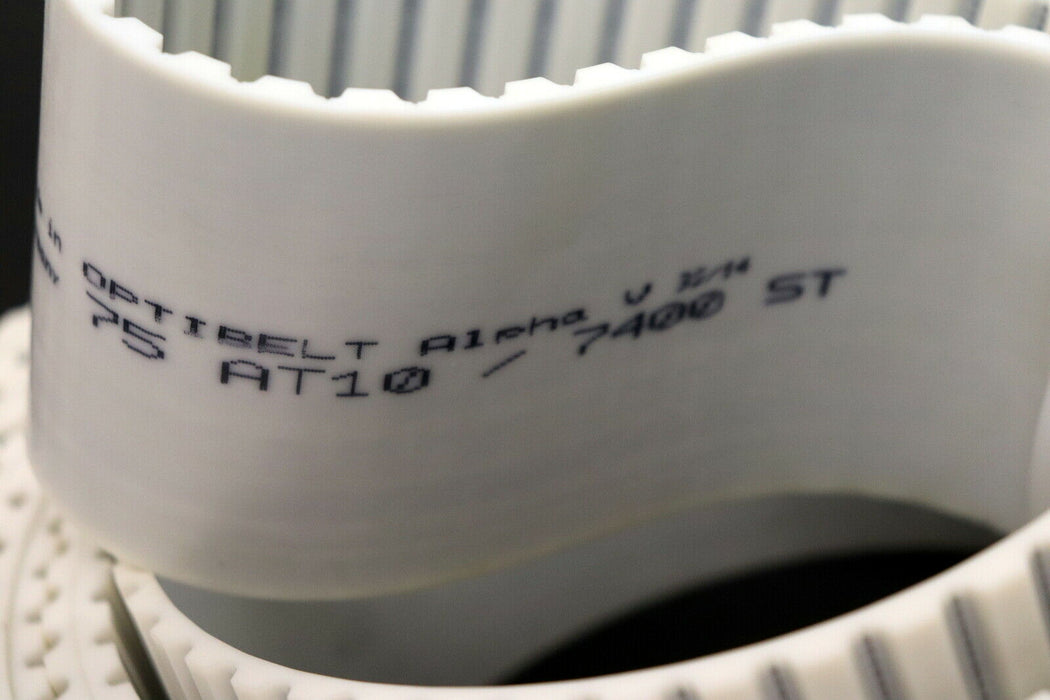 OPTIBELT Zahnriemen ALPHA AT10 7400 Länge 7400mm Breite 75mm - unbenutzt