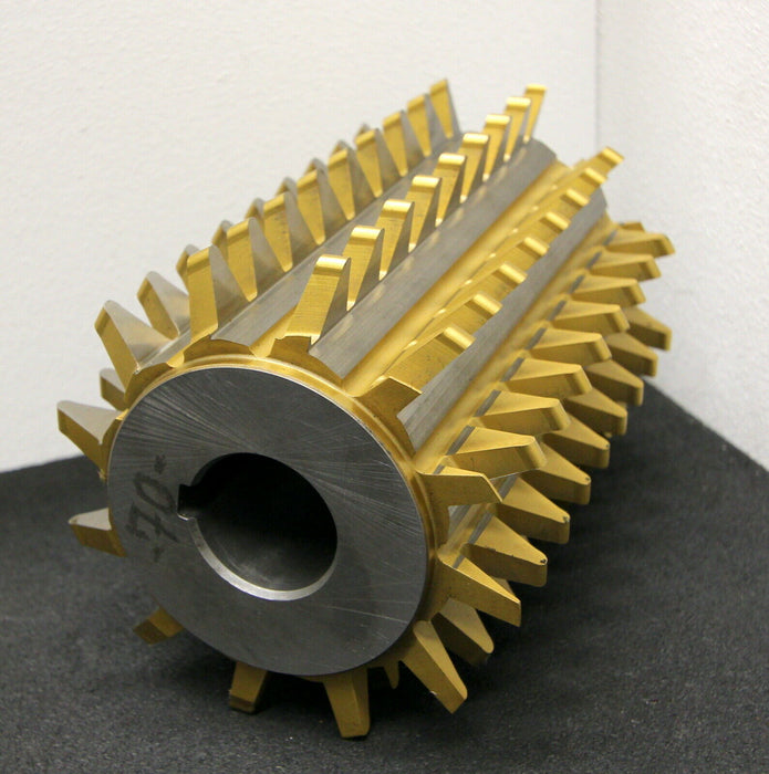 FETTE Vollstahlwälzfräser gear hob m= 7mm 20° EGW Ø140x200xØ40mm LKN 1gg. Re.