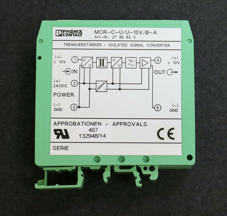 PHOENIX CONTACT Ausgabemodul Output module MCR-C-U/U-10V/B-A Art.Nr. 2786830
