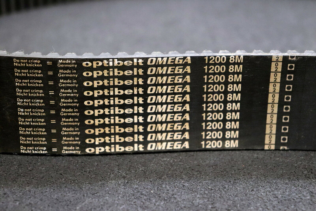 OPTIBELT Zahnriemen OMEGA 1200 8M Länge 1200mm Breite 50mm - unbenutzt