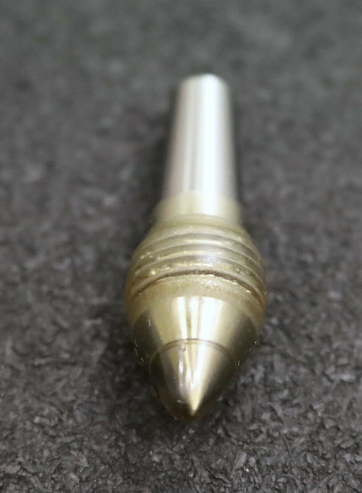 BRUCKNER Zentriereinsatz 482AO HM Länge 45mm mit Abdrückgewinde HM-Spitze 60°