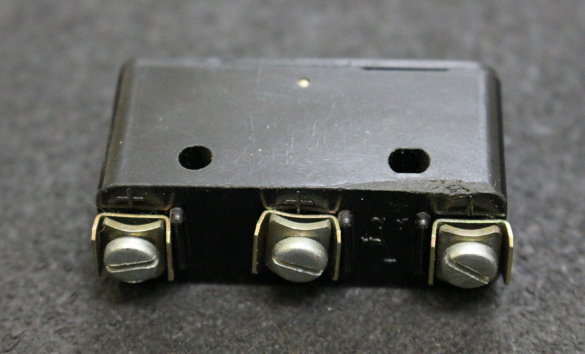 VEB ROBOTRON AUERBACH Gleichstrom Mikrotaster Typ B1 220V 12A 3 Klemmen