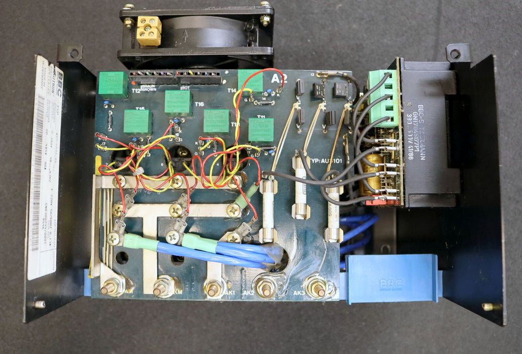 ABB BBC VERITRON Stromrichter converter ASD 6501 V4 Eingang D 380V 48-63Hz