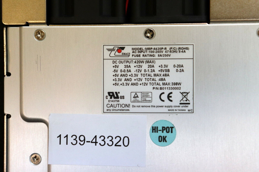 EMACS Netzteil Power Supply MRP-6420P-R 420W used, good condition