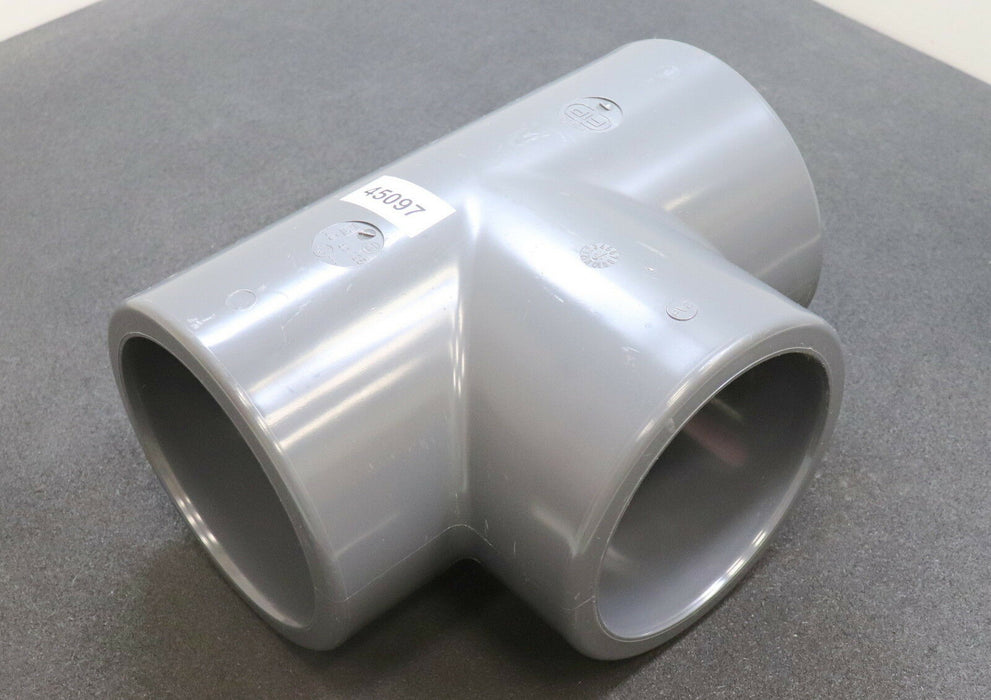 AKATHERM FIP PVC T-Stück T 90° egal metrisch d140 DN125 / PN16 für Rohr-Ø 140mm