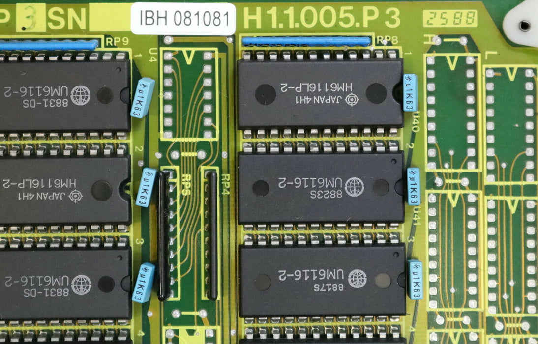 IBH / KLINGELNBERG / DR. WIENER CMOS Board 64K H 1.1.005 - gebraucht