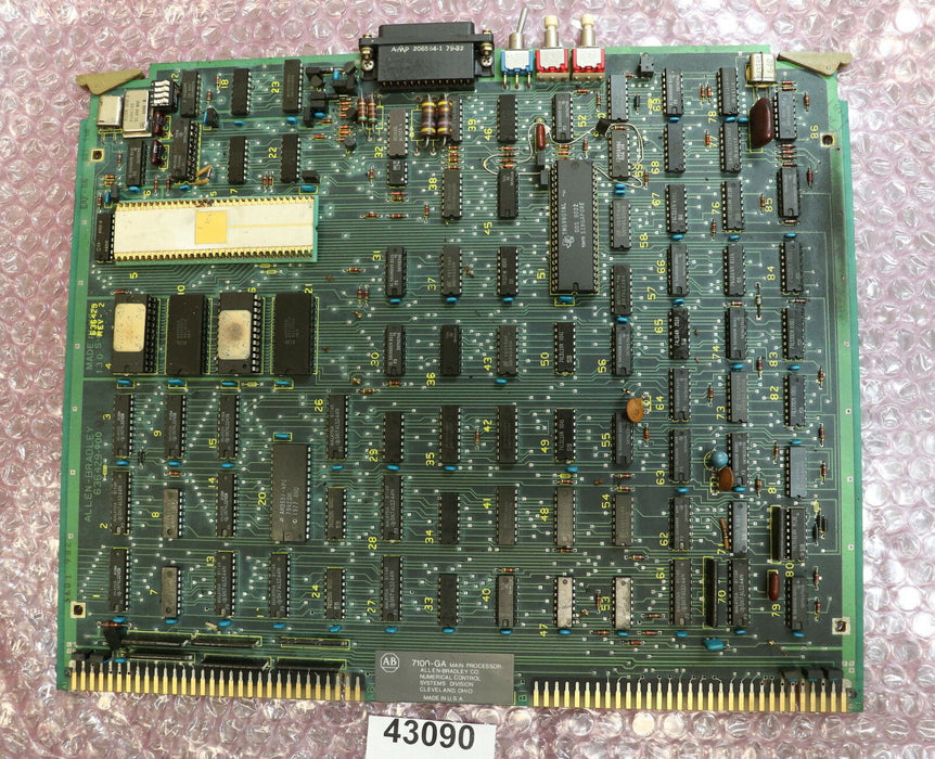 ALLEN BRADLEY Main Processor 7100-GA P/N 635567-01 Rev 143B Series ABC gebraucht