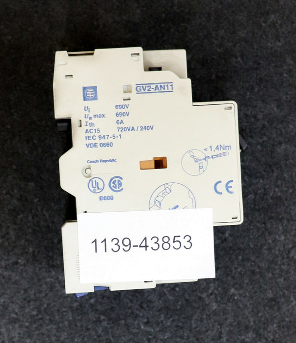 TELEMECANIQUE Motorschutzschalter GV2-M03 0,25-0,4A Ue=690V 50/60Hz Uimp=6kV