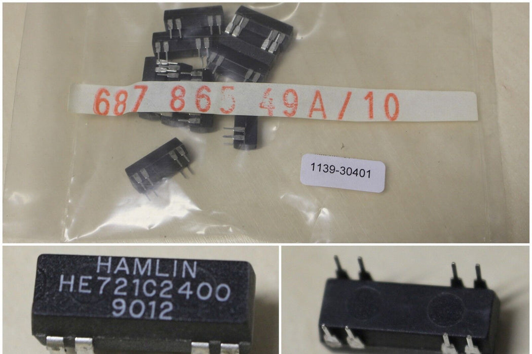 HAMLIN REED-Relais HE721C2400 - 24VDC - 9012 - 10 Stück