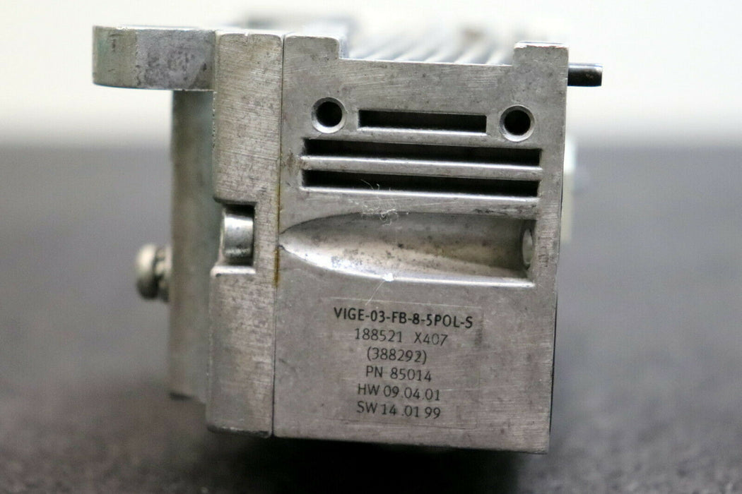 FESTO Eingangsmodul mit Endplatte VIGE-03-FB-8-5POL-S Nr.188521 X407 +IEPL-03-FB