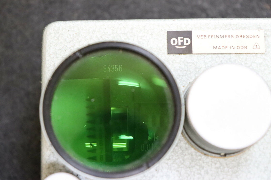 VEB FEINMESS DRESDEN DDR optische Anzeigeeinheit PV 7 optischer Skalengeber