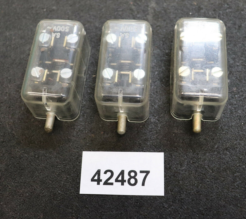 ROBOTRON DDR 3 Stück Schaltkontakt KET 6A 500VAC
