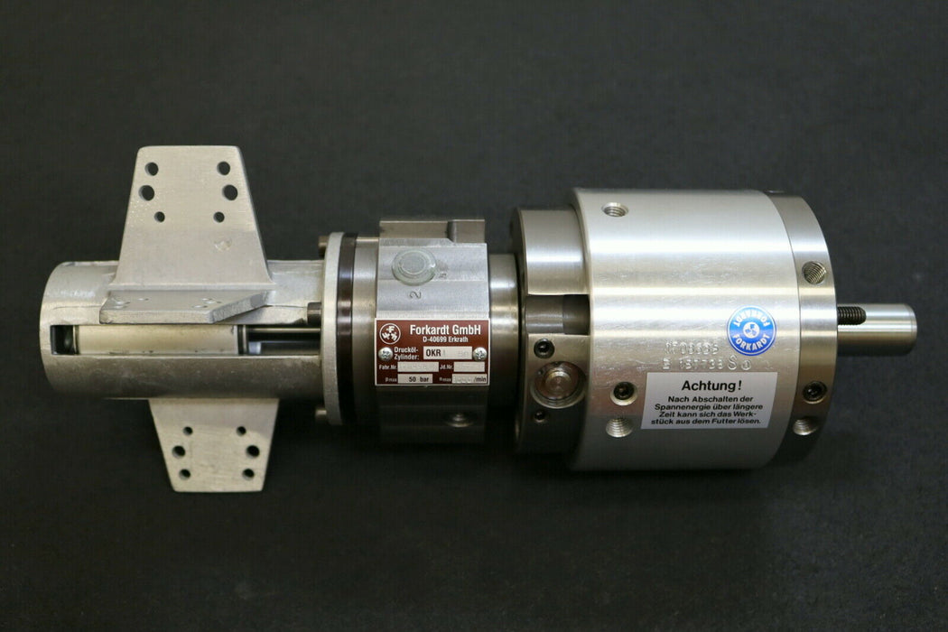 FORKARDT Druckölzylinder Hydraulic cylinder OKRJ 90 25 50 35 Fab-Nr. 170958 2