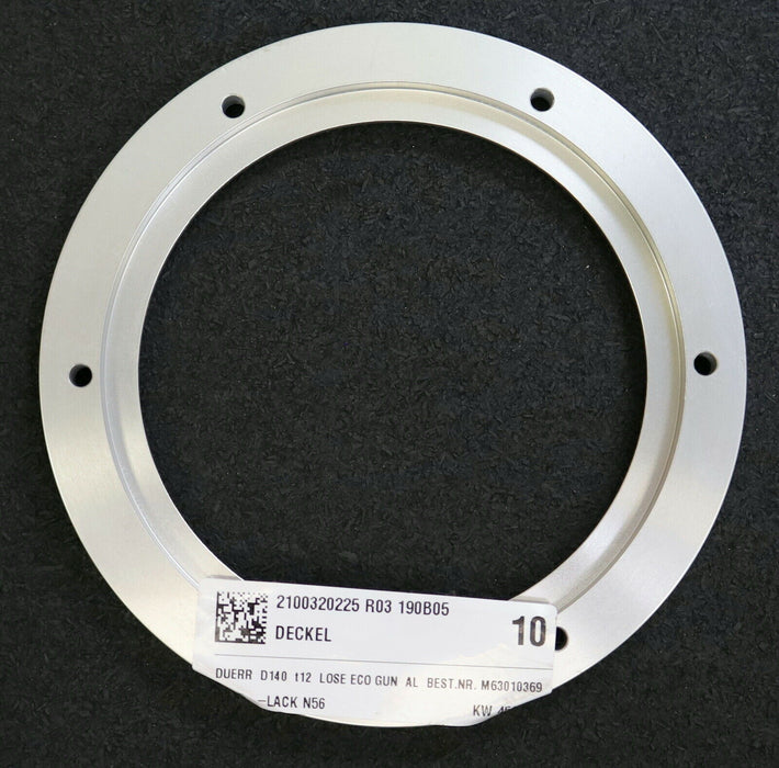 DÜRR Deckel D140 t12 LOSE ECO GUN Material Alu Best.Nr. M63010369 - unbenutzt