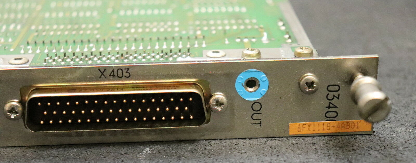 SIEMENS SINUMERIK SIROTEC EIN-/Ausgabe 6FX1118-4AB01 Version A gebraucht - ok